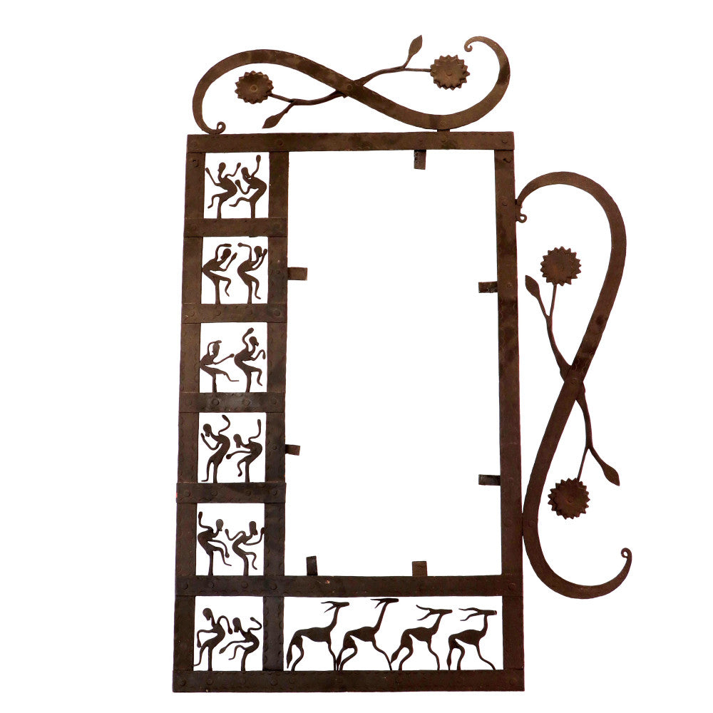 Village motif photo frame