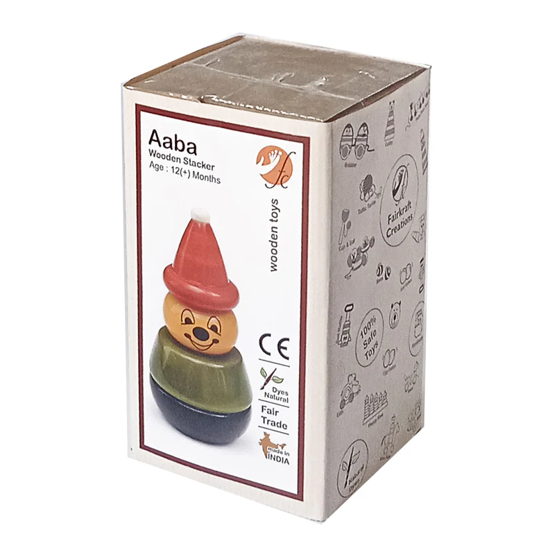 Wooden Aaba Stacking Wooden Toys