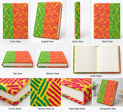 Notebook Diary Beautiful Kheta Embroidery