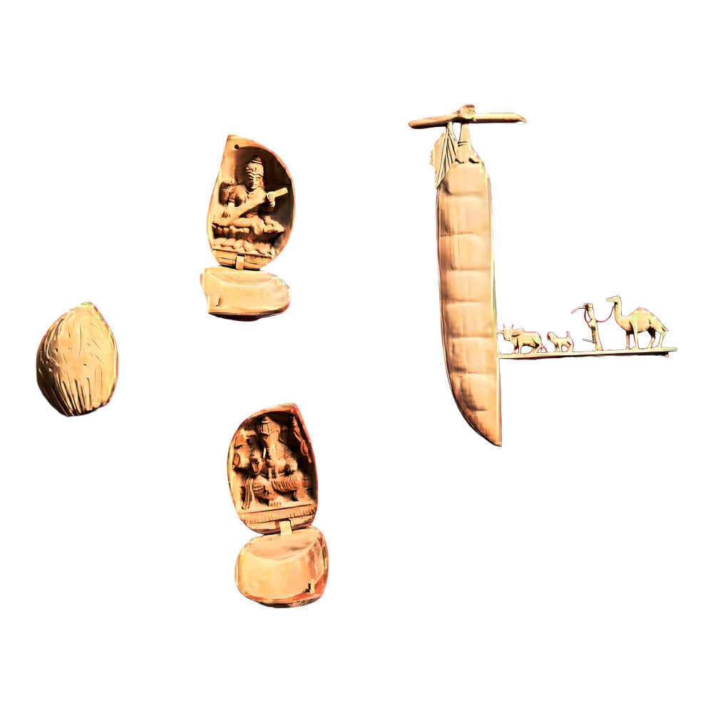Almond Carving Sandalwood