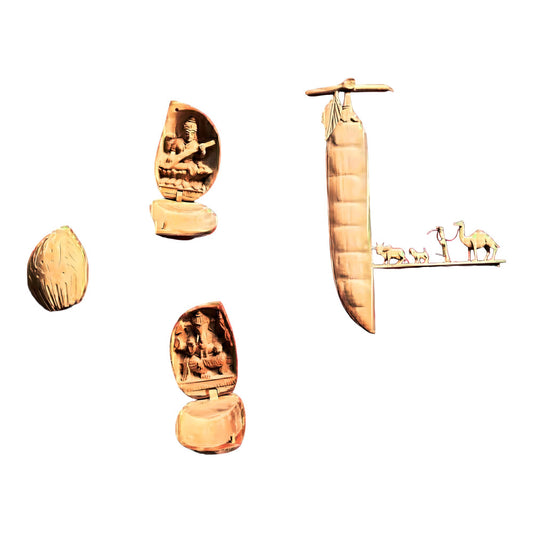 Almond Carving Sandalwood