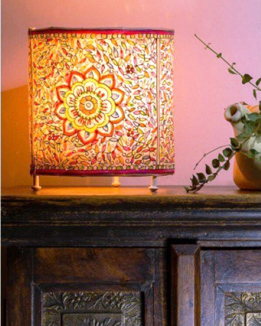 Andhra Pradesh Leather Puppetry Wall Lamp Shade