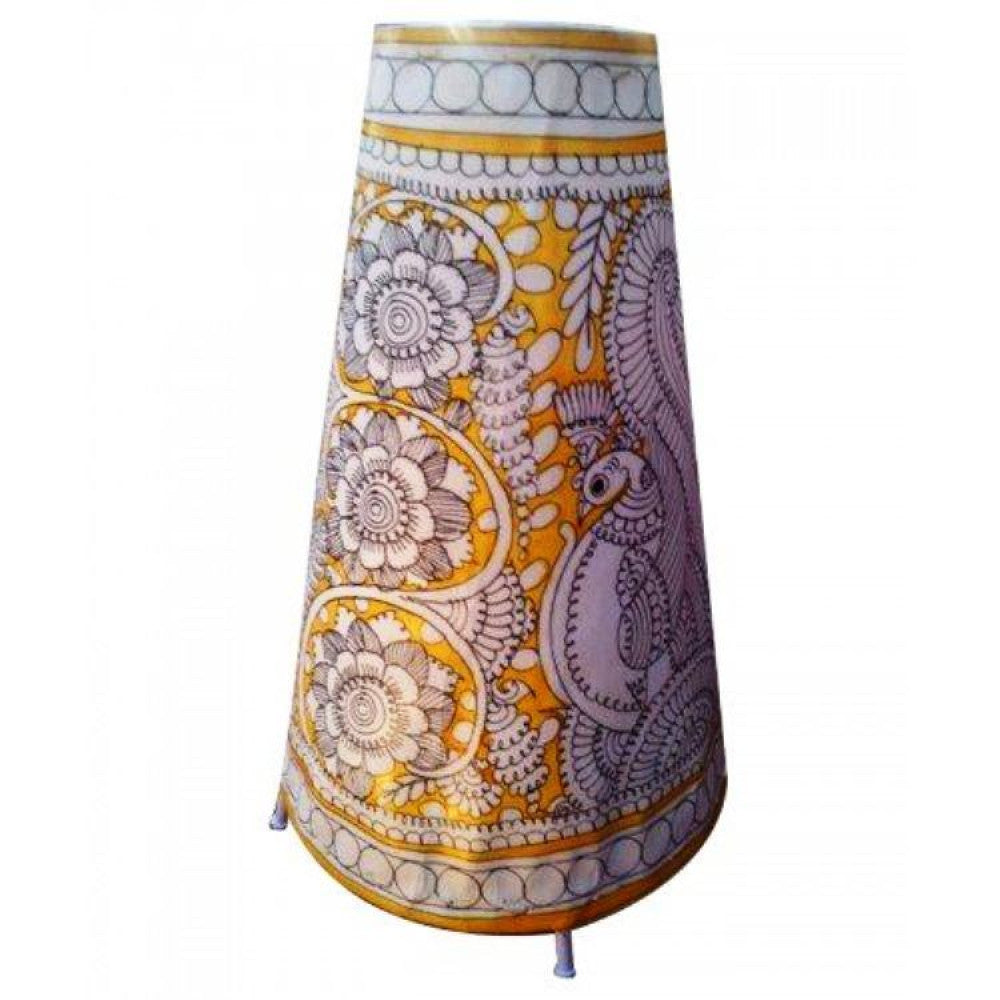 Andhra Pradesh Leather Puppetry Yellow Color Lamp Shade