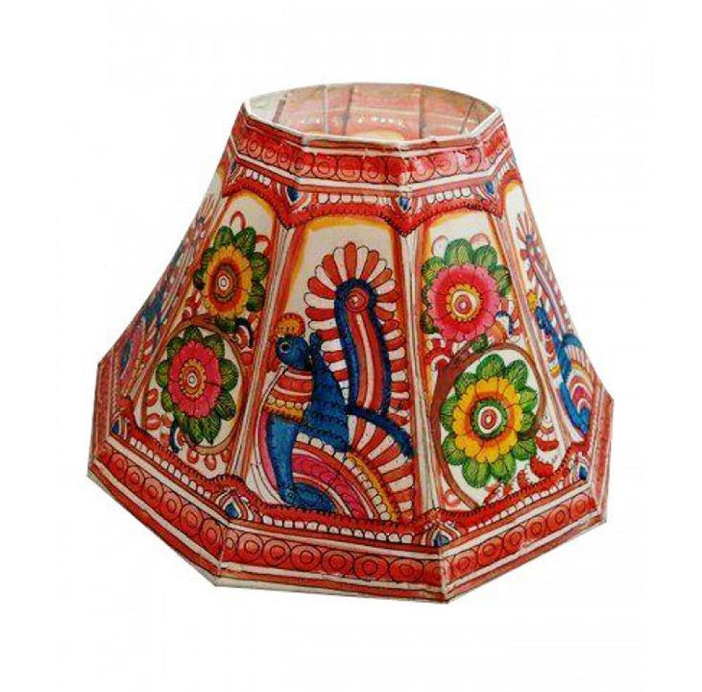 Andhra Pradesh Leather Puppetry Umbrella Lamp Shade
