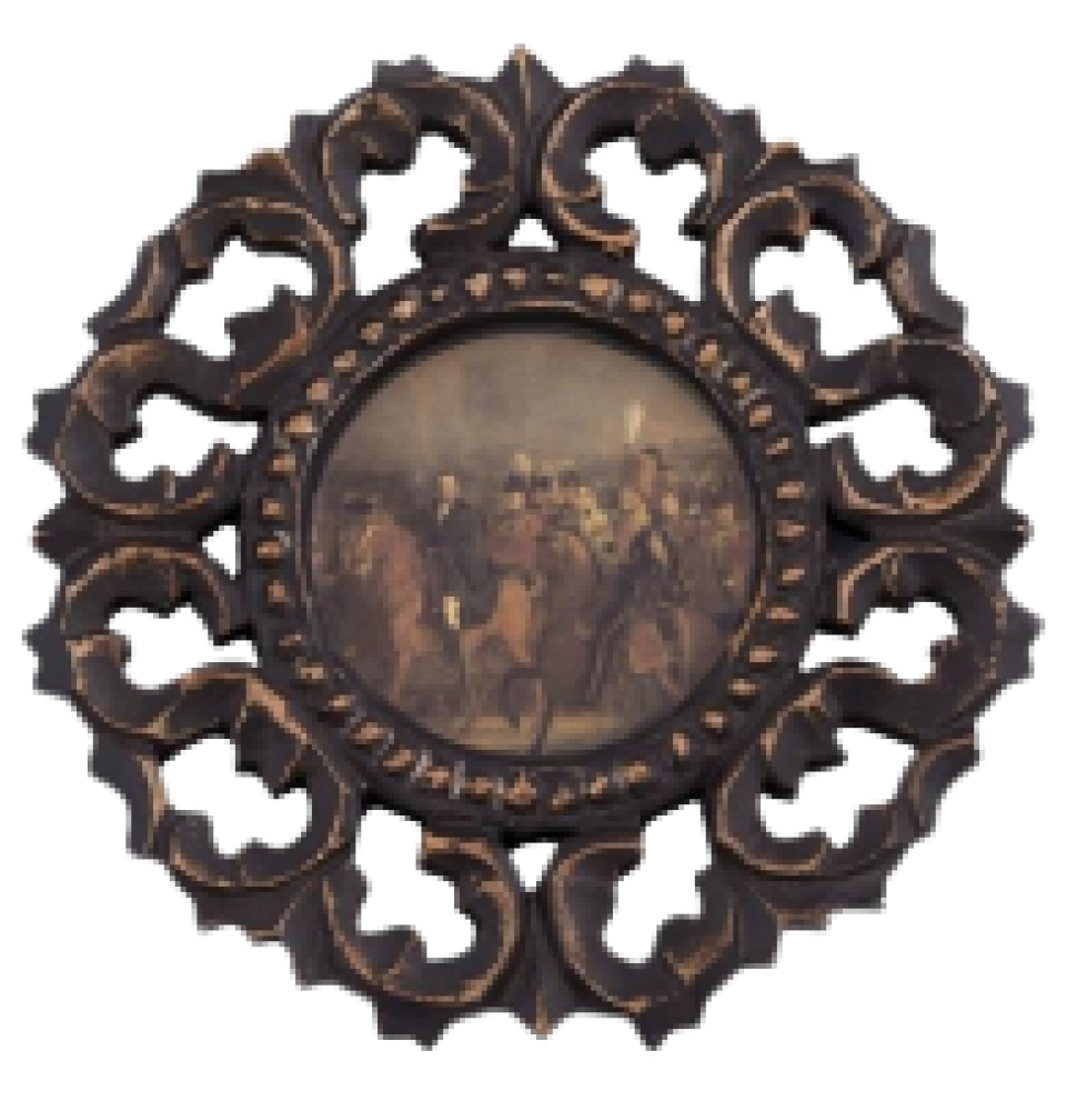 Anti-Patina Round Mirror Frame
