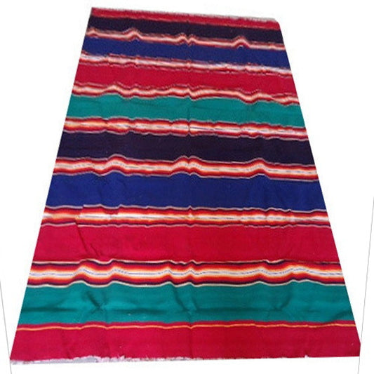 Authentic Bhavani Jamakkalam Red Patterned