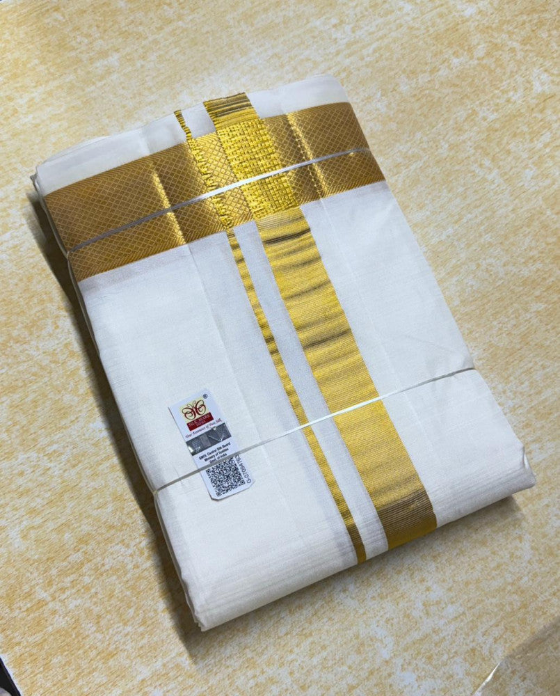 Authentic Salem Pure Mulberry Silk Dhoti