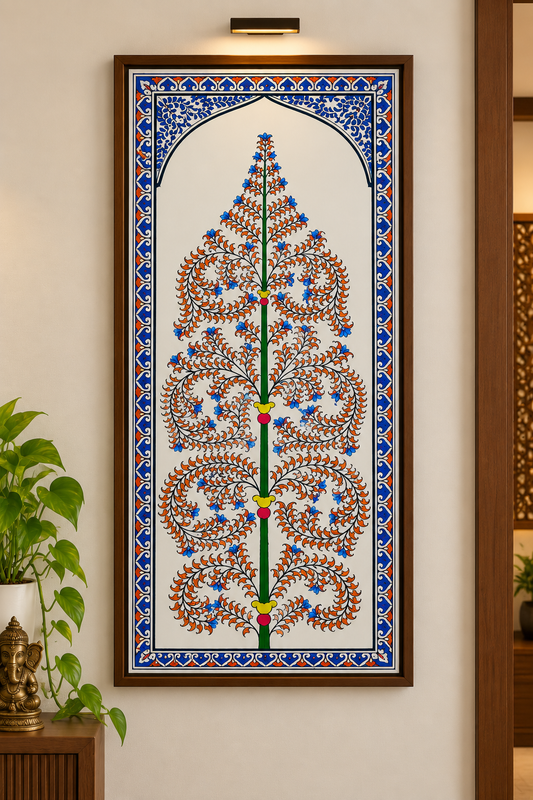 Beautiful Tree Odisha Pattachitra