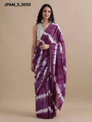 Bagru Block Print Cotton mulmul Saree Style 108