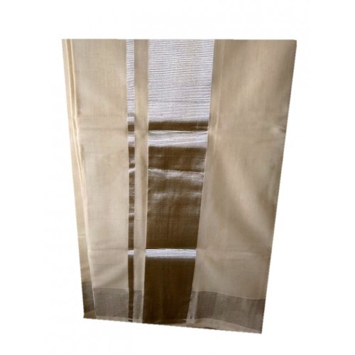 Traditional Balaramapuram Golden Yarn Weaves Cotton Saree for Women