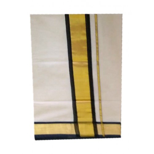 Traditional Balaramapuram Beautiful Cotton Saree with Golden Border for Women