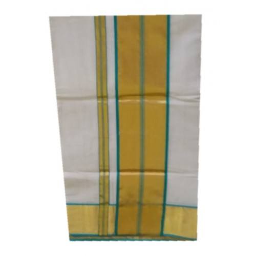 Traditional Balaramapuram Beautiful Cotton Saree with Golden Border for Women