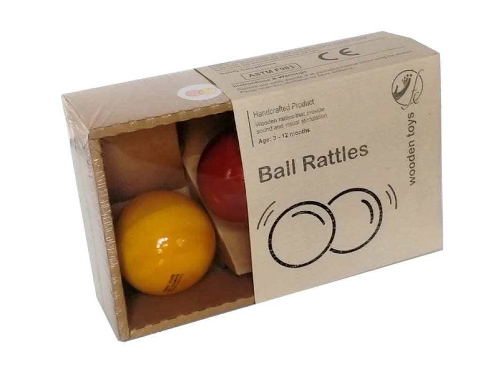 Ball Rattle set of 2