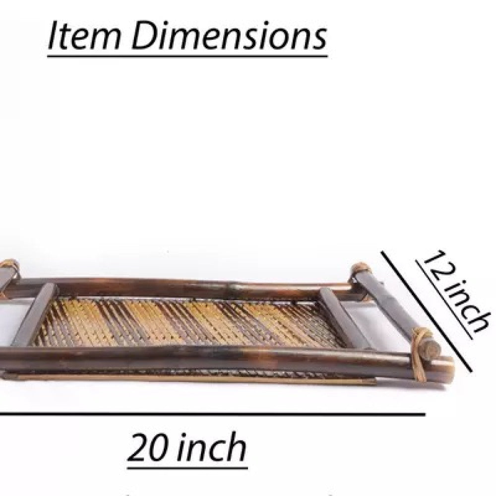 Bamboo Serving Tray with handles
