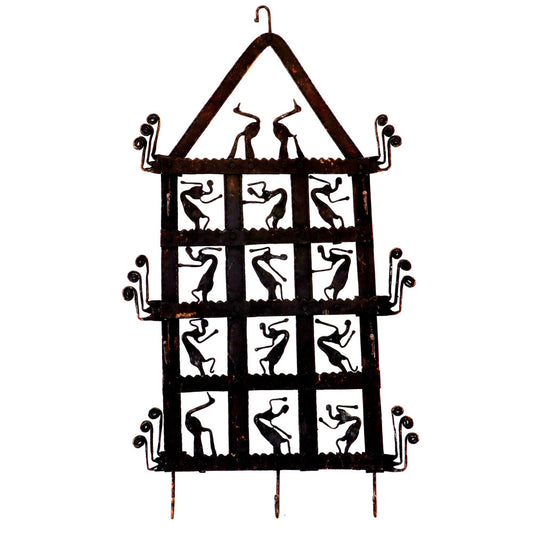 Bastar Iron craft hanger in Village house shape