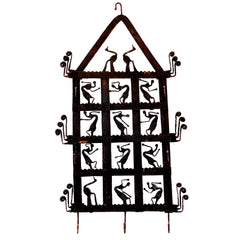 Bastar Iron craft hanger in Village house shape