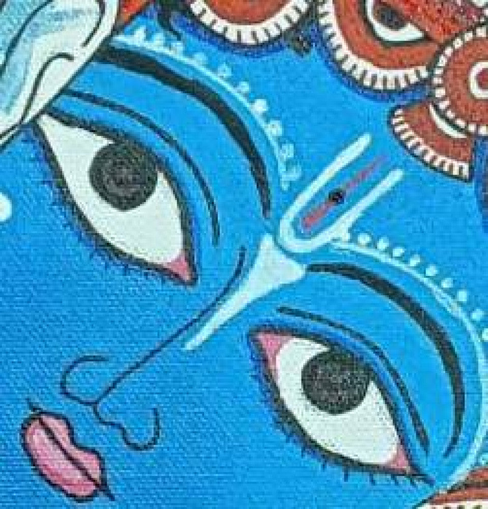 Beautiful Art Radha Krishna Nayan