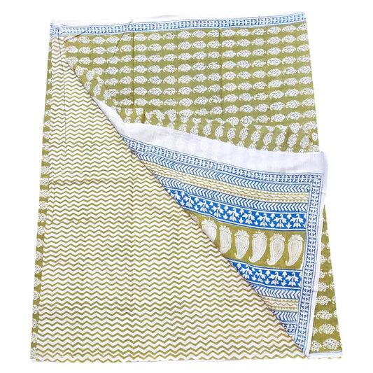 Beautiful Bagh Hand Block Print Floral Design Suit Materials Style04