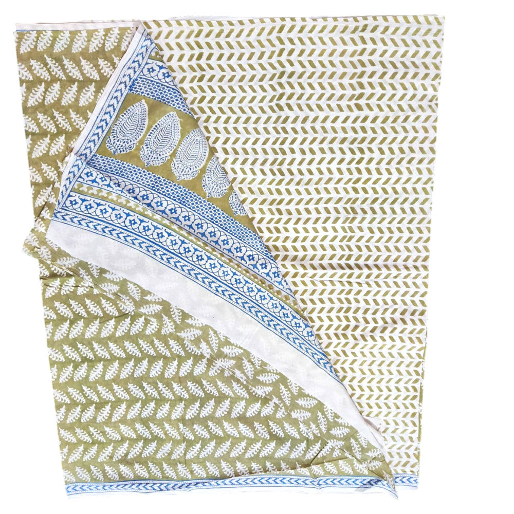 Beautiful Bagh Hand Block Print Floral Design Suit Materials Style05