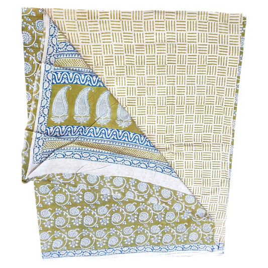 Beautiful Bagh Hand Block Print Floral Design Suit Materials Style06