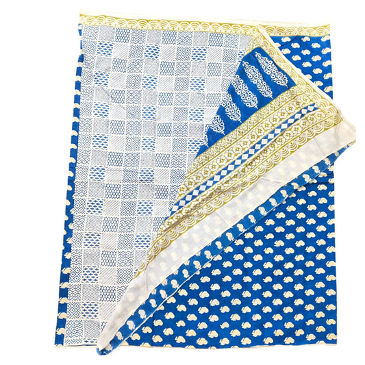 Beautiful Bagh Hand Block Print Floral Design Suit Materials Style09