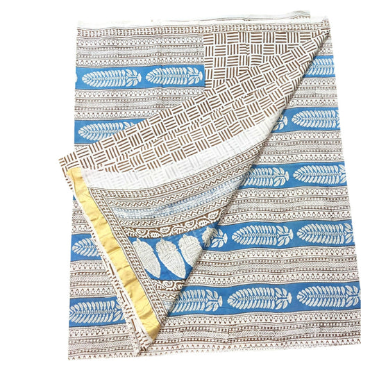 Beautiful Bagh Hand Block Print Floral Design Suit Materials Style11