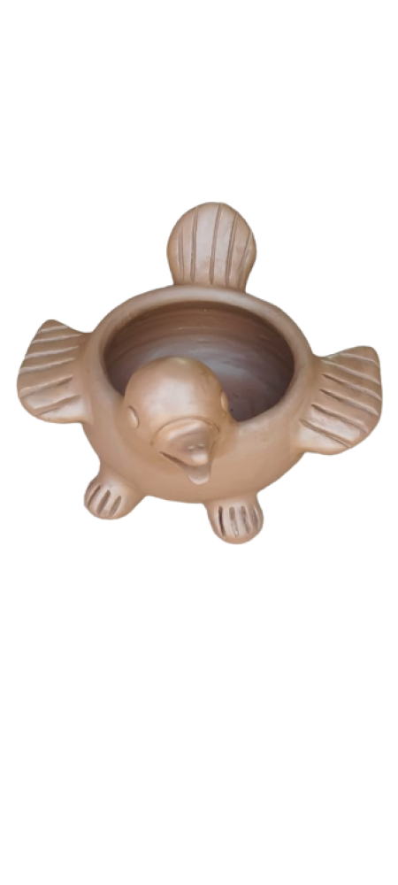 Beautiful Bird Design Pot Pokharan Pottery