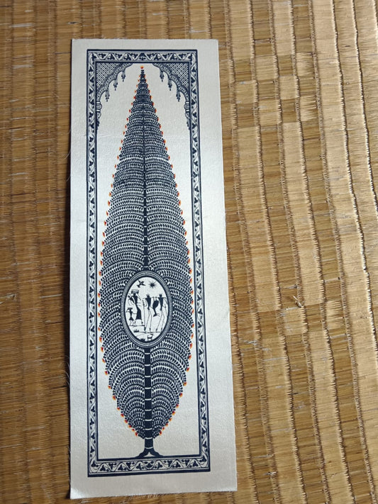 Beautiful Black Tree Odisha Pattachitra