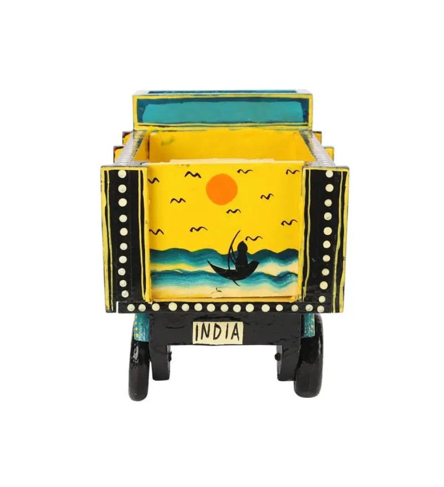 Beautiful Blue Wooden Truck