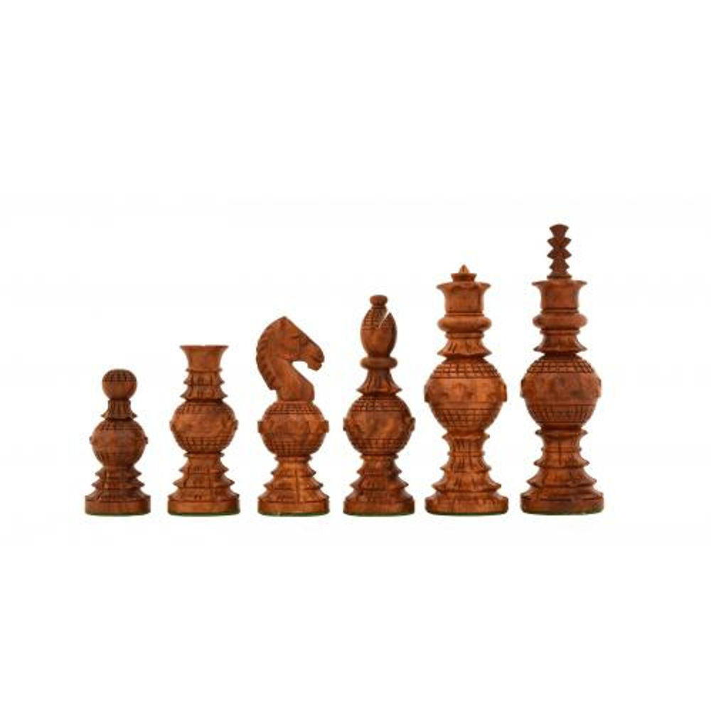 Beautiful Chess Set Walnut Wood Carving With Magnet