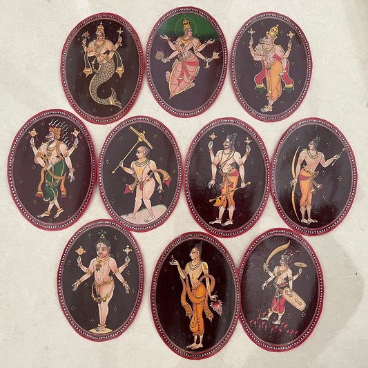 Beautiful Dashavatharam Card Set
