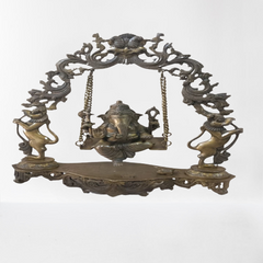 Beautiful Ganeshji On Jhula Bell Metal & Brass Art