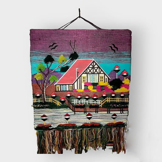 Beautiful House Jute Wall Hanging