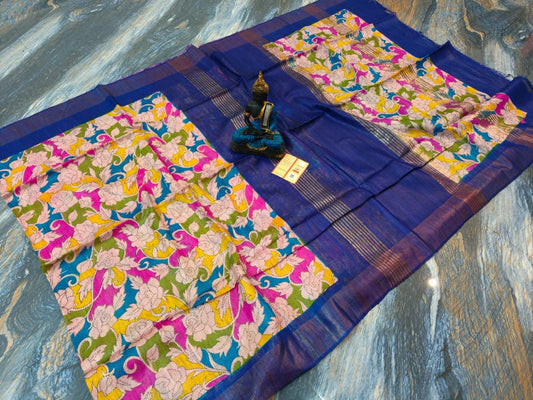 Beautiful Kosa Silk Saree Style 11
