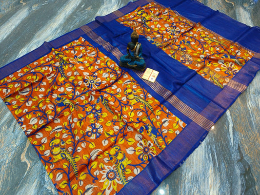 Beautiful Kosa Silk Saree Style 19