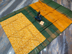 Beautiful Kosa Silk Saree Style 24