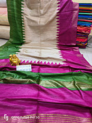Beautiful Kosa Silk Saree Style 27