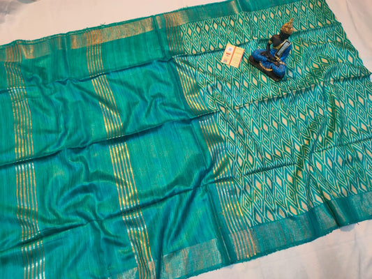 Beautiful Kosa Silk Saree Style 28
