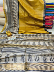 Beautiful Kosa Silk Saree Style 35