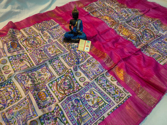 Beautiful Kosa Silk Saree Style 36