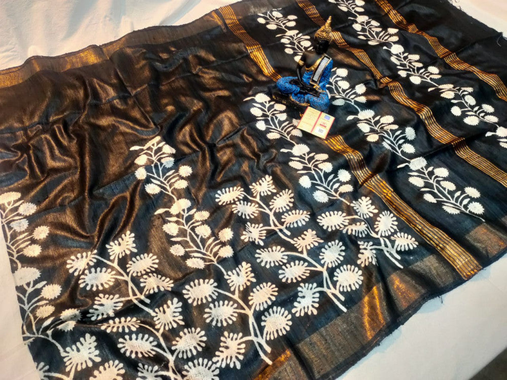 Beautiful Kosa Silk Saree Style 47