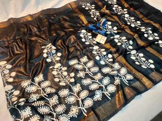 Beautiful Kosa Silk Saree Style 47