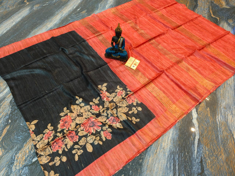 Beautiful Kosa Silk Saree Style 48