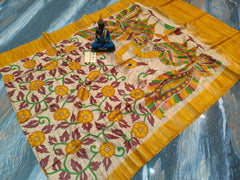 Beautiful Kosa Silk Saree Style 49