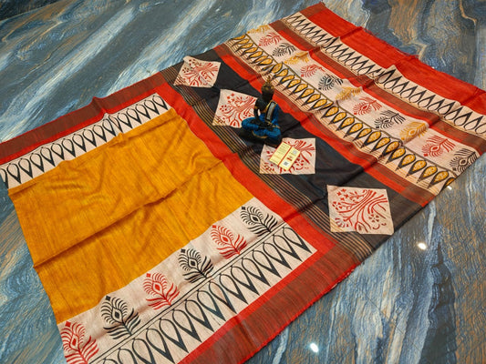 Beautiful Kosa Silk Saree Style 52