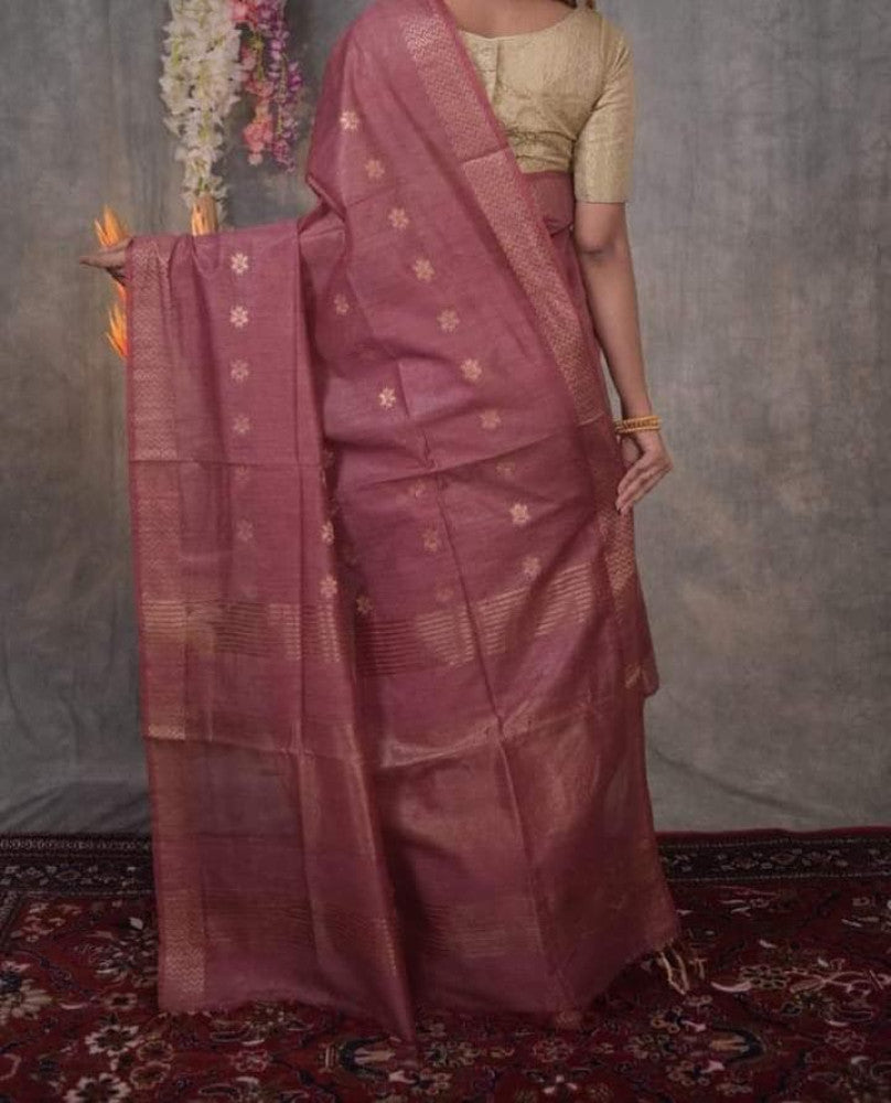 Beautiful Kosa Silk Saree Style 54