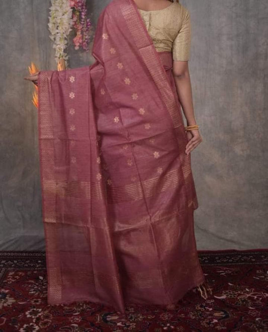 Beautiful Kosa Silk Saree Style 54