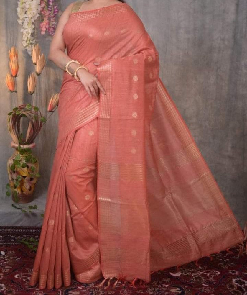 Beautiful Kosa Silk Saree Style 55