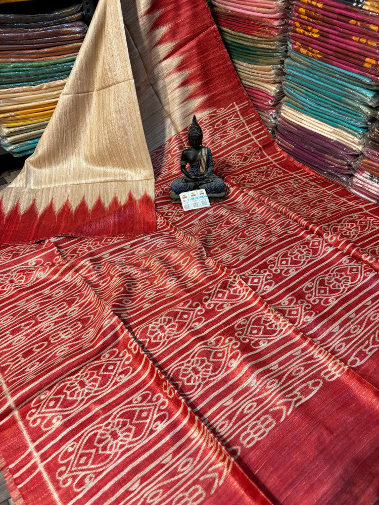 Beautiful Kosa Silk Saree Style 60