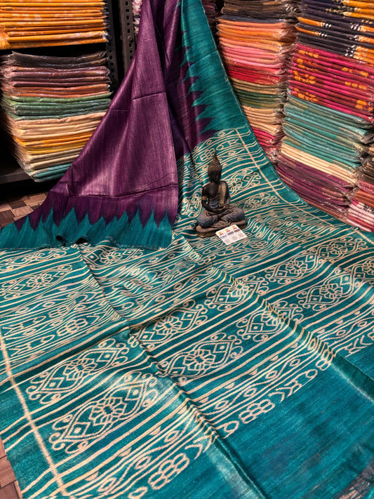 Beautiful Kosa Silk Saree Style 61